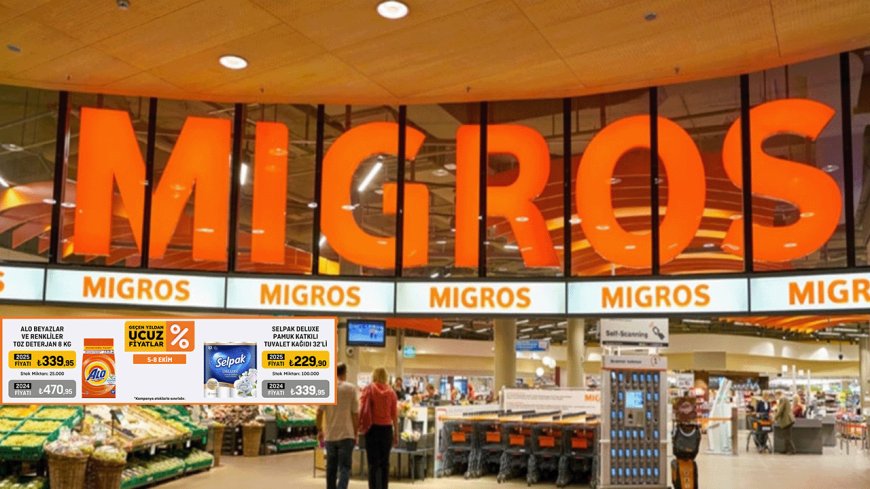 Migros’ta Ekim İndirimi Başladı! Toz Deterjan ve Tuvalet Kağıdı Yarı Fiyatına